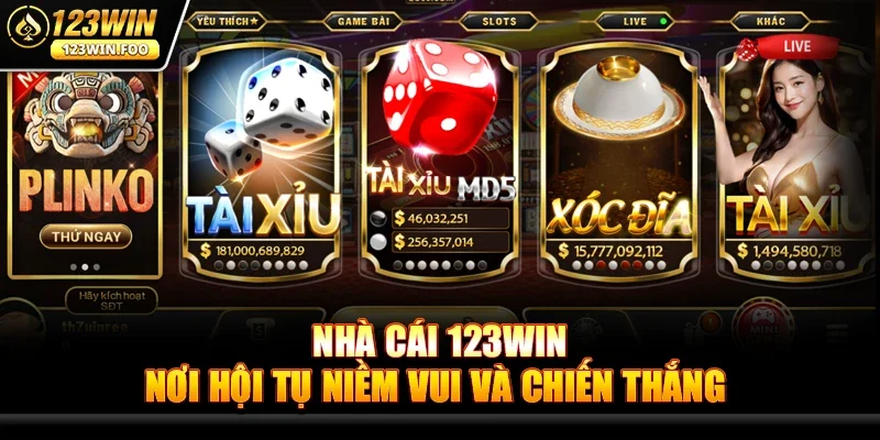 Giới thiệu 123win - Nhà cái giải trí đỉnh cao cho người chơi 1 Nhà cái 123win – Nơi hội tụ niềm vui và chiến thắng